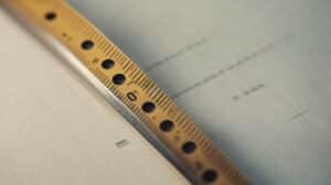 how to measure penis enlargement progress - image shows yardstick measure