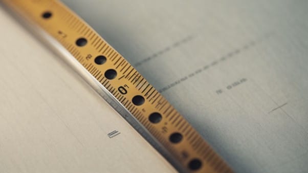how to measure penis enlargement progress - image shows yardstick measure